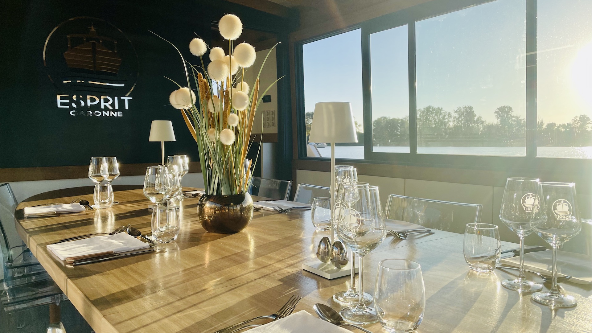 Repas croisière sur la Garonne